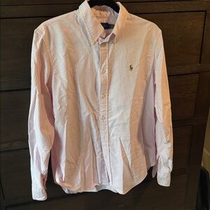 Ralph Lauren Light Pink Striped Shirt